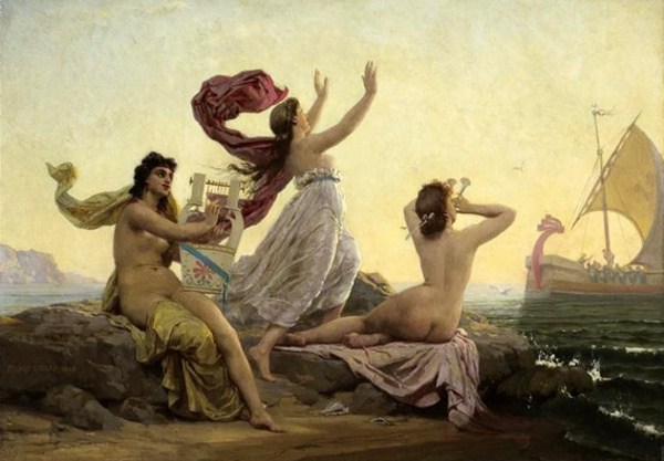 Marie-François Firmin Girard “Ulysses and theSirens”1868
